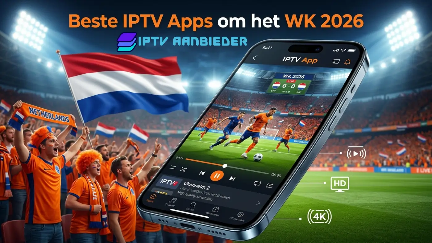 Beste IPTV Apps om het WK 2026 te Volgen Beste IPTV Apps om het WK 2026