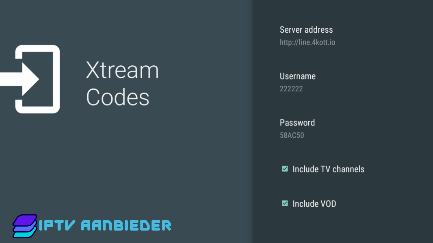 Pandora IPTV op TiviMate Configureren