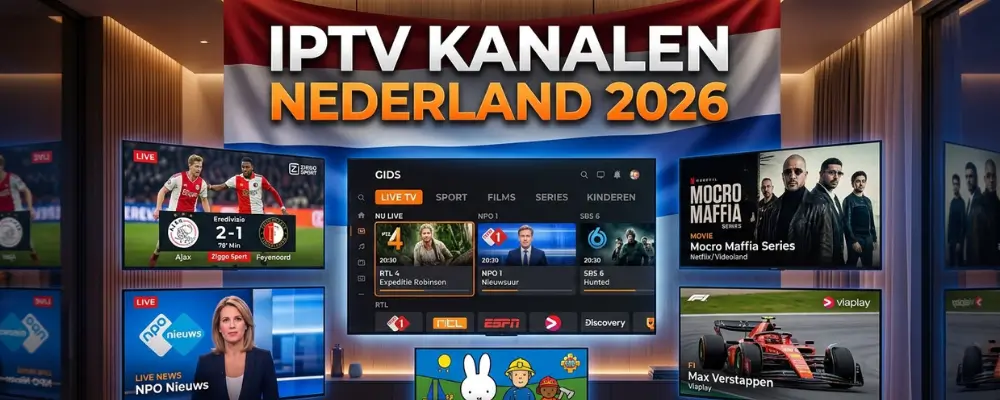 IPTV Kanalen Nederland 2026: Compleet Overzicht IPTV Kanalen